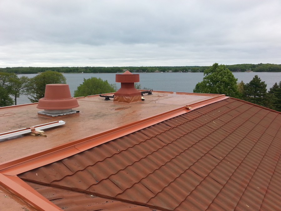 Durolast terracotta roofing