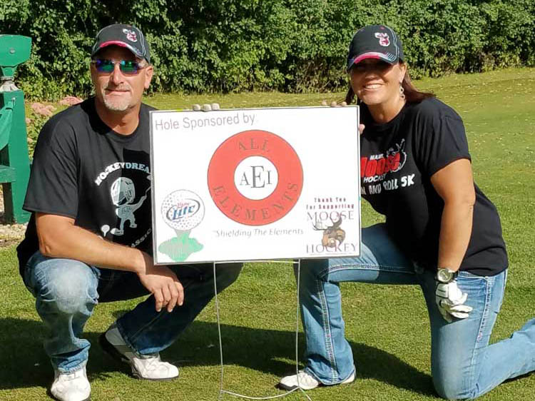 The All Elements sponsored golf hole