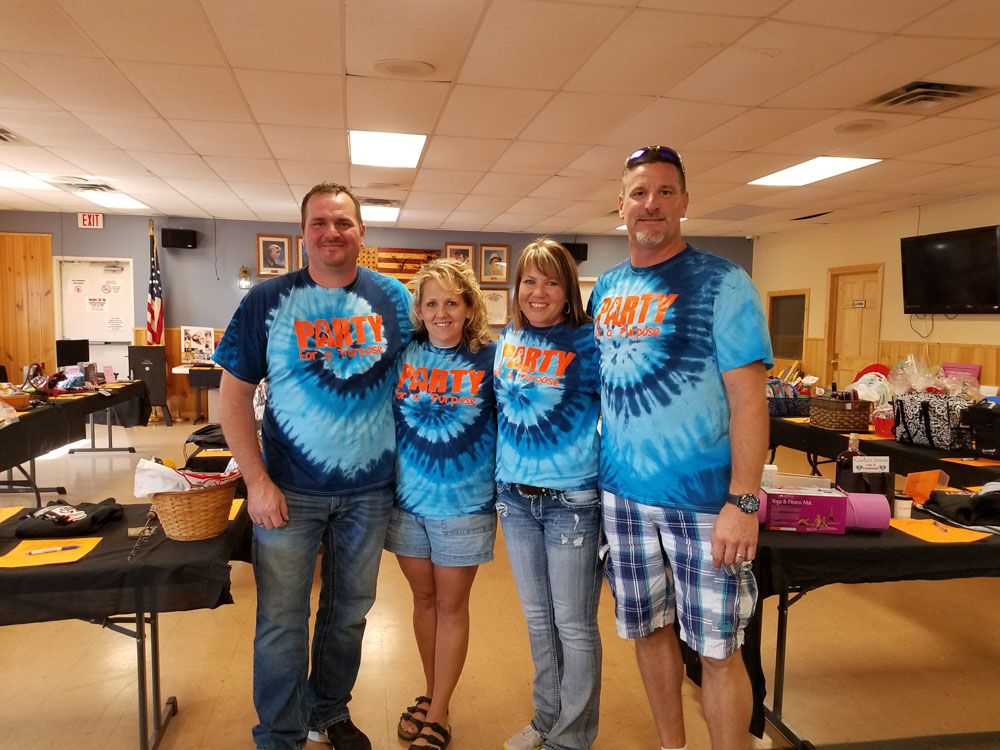 A group photo for Party for a Purpose