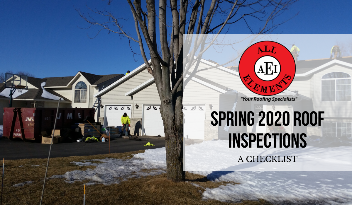 Spring 2020 Roof Inspections: A Checklist