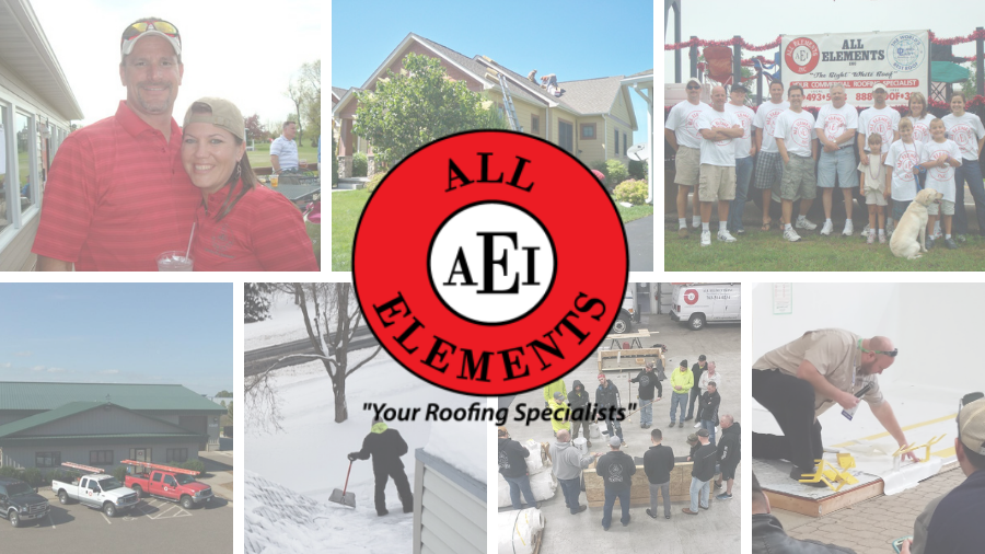 The All Elements Team at work, your roofing specialists